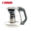 Heat Resistant Glass Teapot With Stainless Steel Infuser